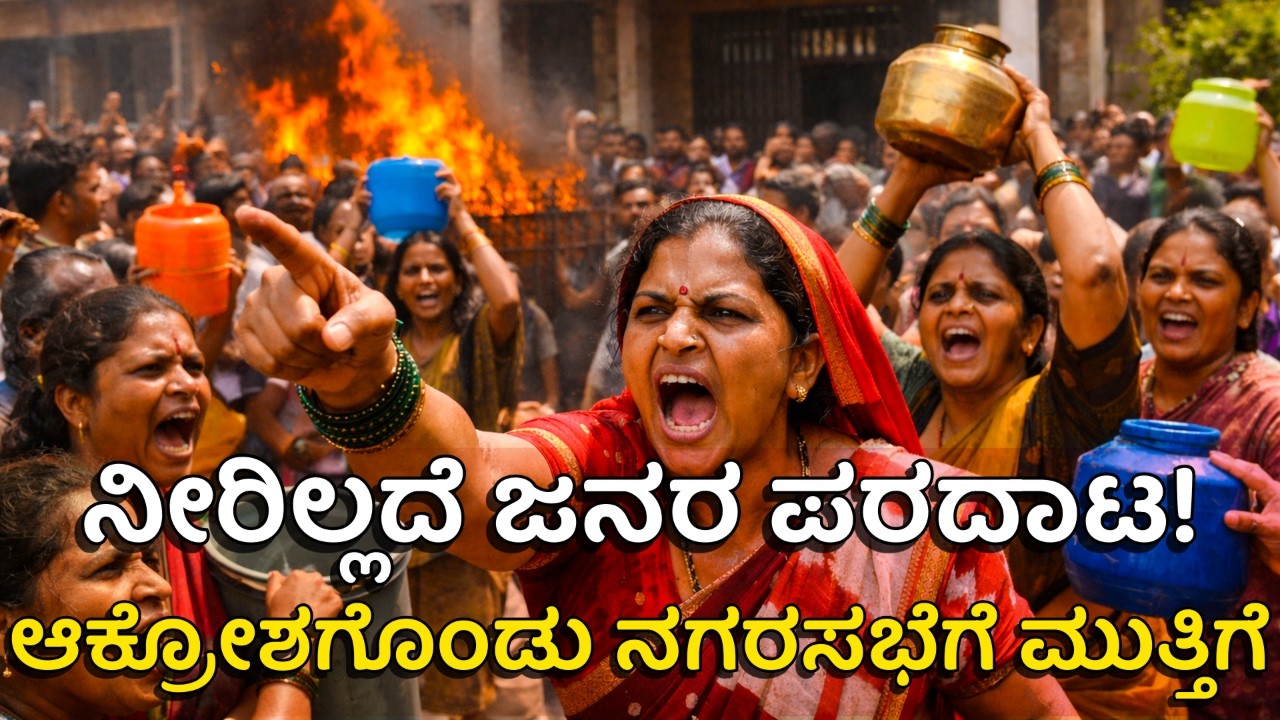 ಬಾರದ ಕುಡಿಯುವ ನೀರು! ಆಕ್ರೋಶಗೊಂಡ ಜನತೆ, ನಗರಸಭೆಗೆ ಮುತ್ತಿಗೆ. ಭಾರೀ ಹೈಡ್ರಾಮಾ | Water Crisis | CMC | Ilkal