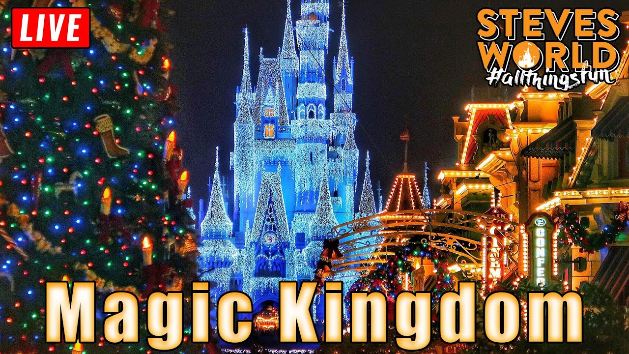 🔴  LIVE: An Evening At Magic Kingdom | Walt Disney World Live Stream 12-15-25