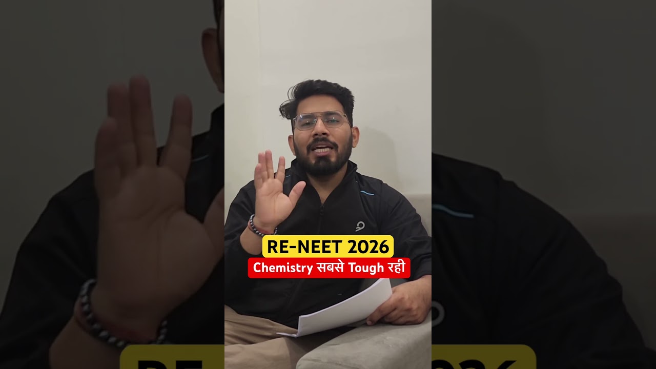 RE-NEET 2026 Chemistry expected se bhi zyada tough nikli #reneet2026 #paperanalysis