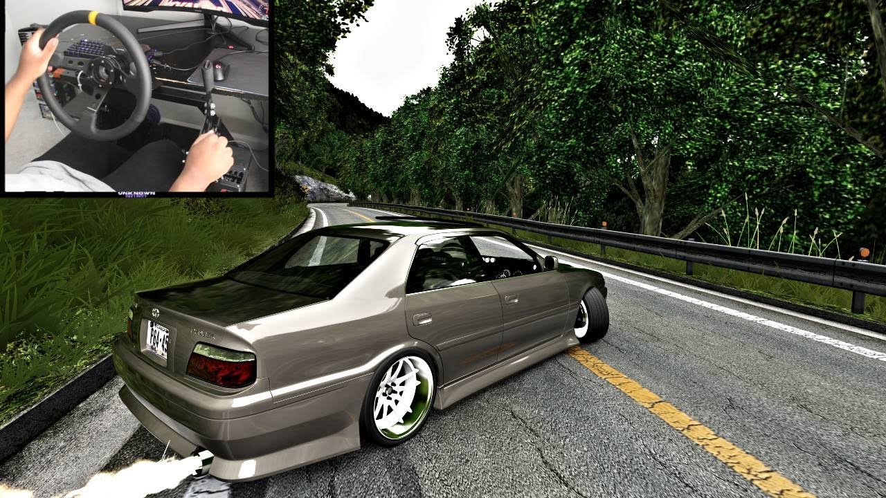 JZX Full Send at Mt. Akina - Assetto Corsa (Moza R3)