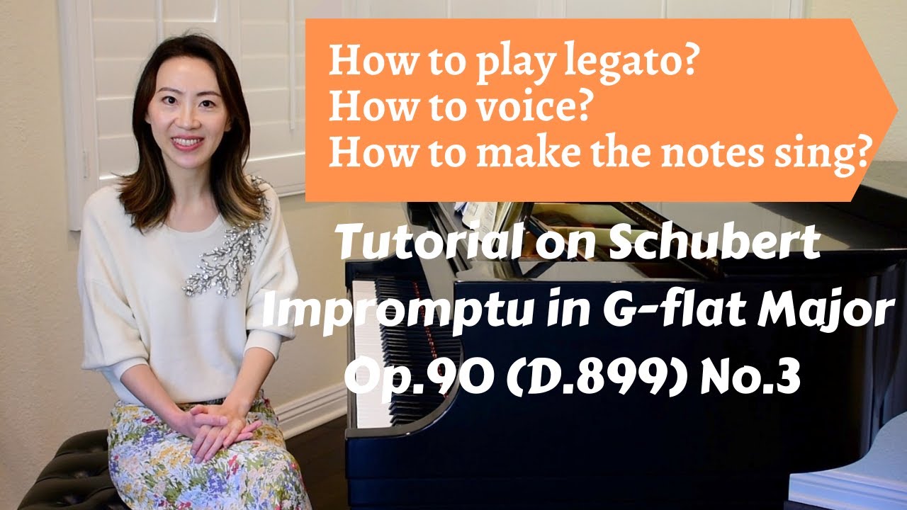 Tutorial on Schubert Impromptu in G-flat Major, Op. 90 (D.899) No. 3