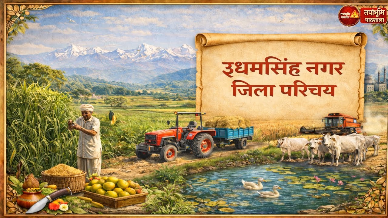 ऊधम सिंह नगर जिला परिचय | Uttarakhand District Introduction 