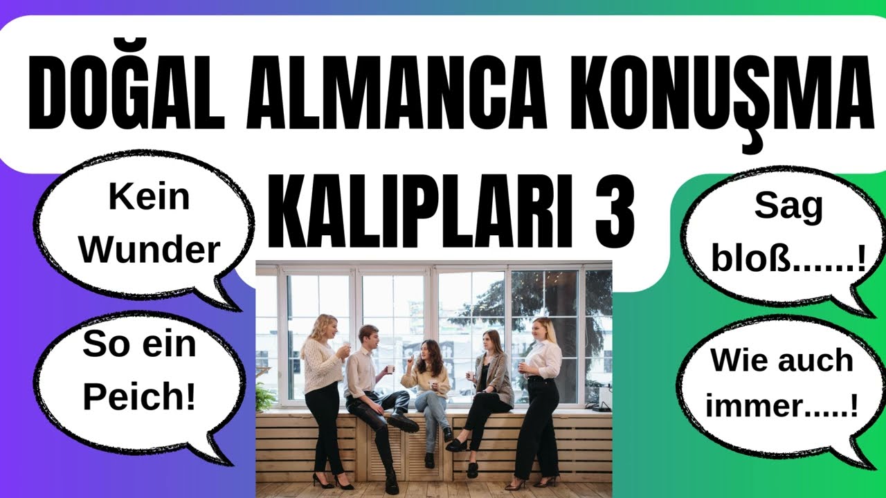 🔎Almanca’yı Akıcı Konuşmak İçin Bilmen Gereken 15 Kalıp #almancaöğreniyorum #almanca #deutschlernen