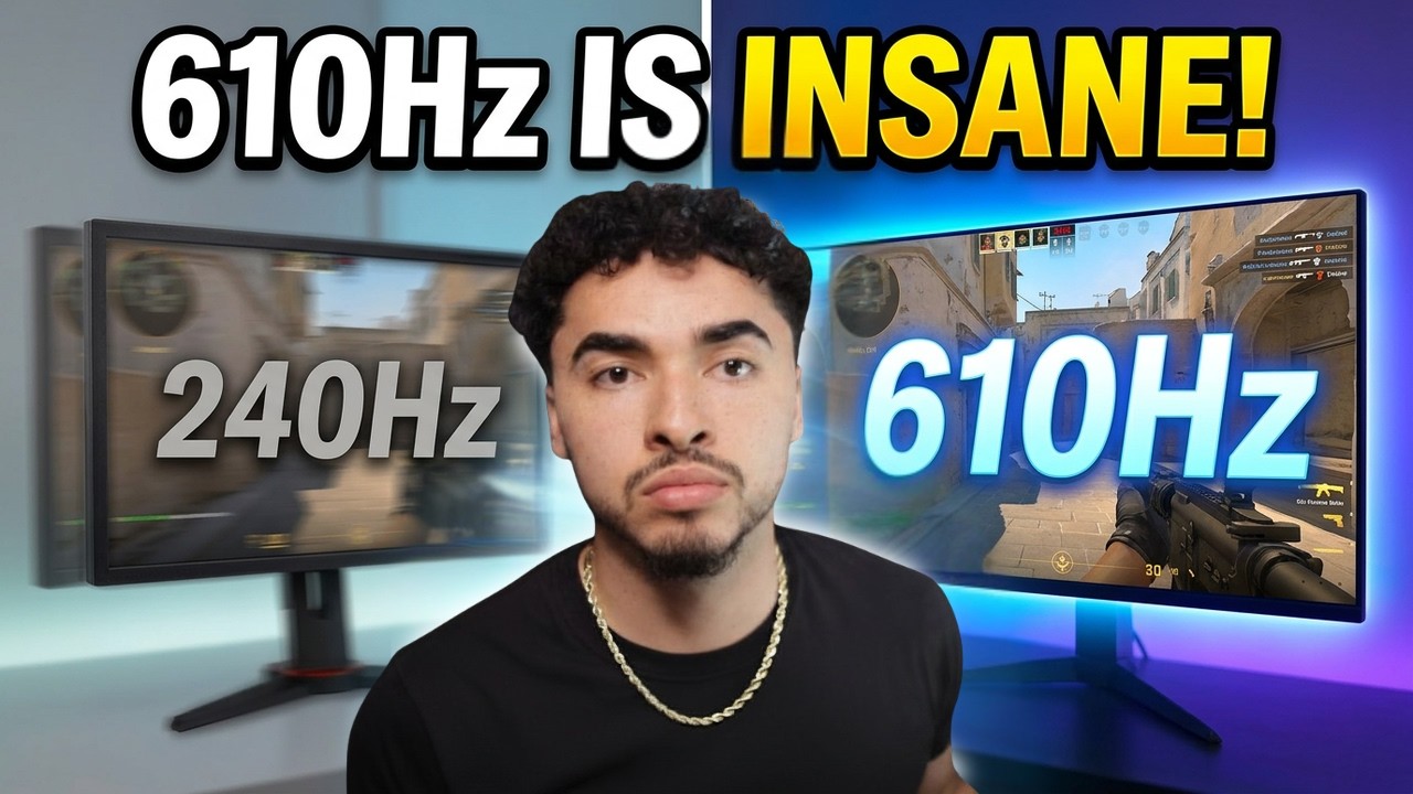 Why I Ordered a 610Hz ASUS Monitor for CS2 From 240Hz