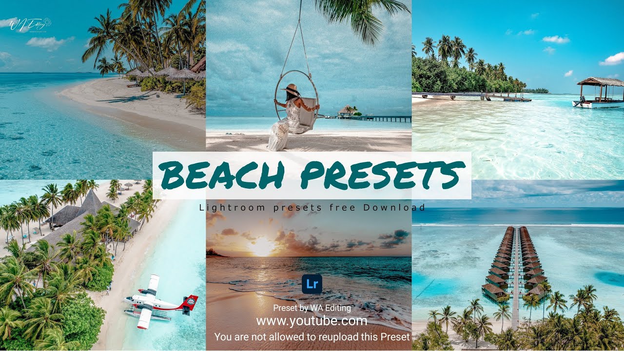 Beach Preset  | Lightroom Presets  | Presets for Beach
