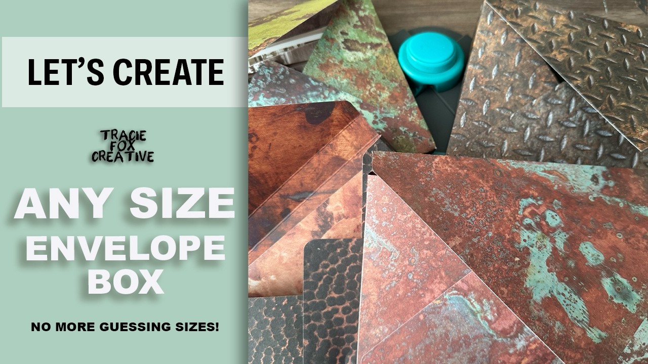 How to Make an Envelope Box Any Size | Envelope Punch Board Tutorial