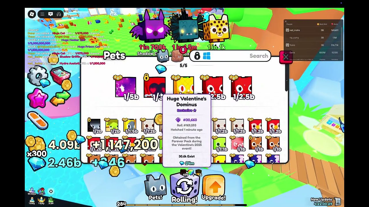 Rolling Huge Dominus Pet