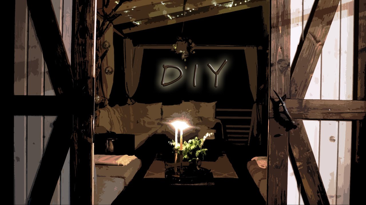 Terrassenidee & Gestaltung DIY |  Holzschiebet&uuml;r (Barndoor) selber machen  + Balkondekotipps |Teil 3