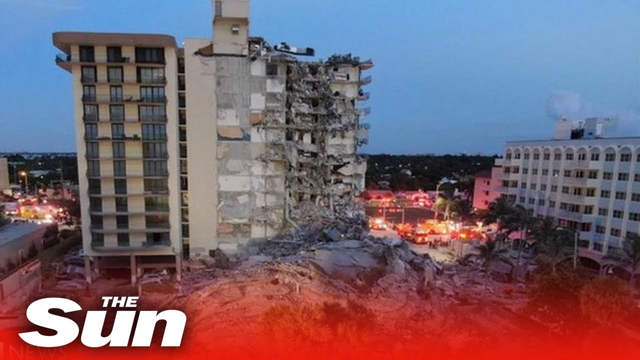 Miami Beach condo building collapse &ndash; Surfside Florida rescue teams search rubble for casualties