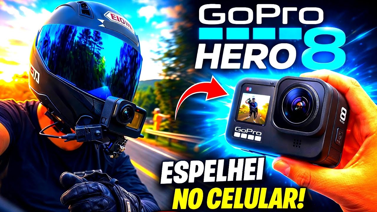 ESPELHEI A GOPRO NA TELA DO CELULAR 