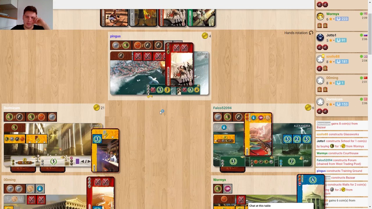 7 Wonders - 7 Players 1 Rhodos