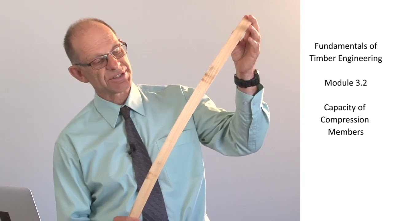 Fundamentals of Timber Engineering. Module 3.2 Capacity of Compression Members