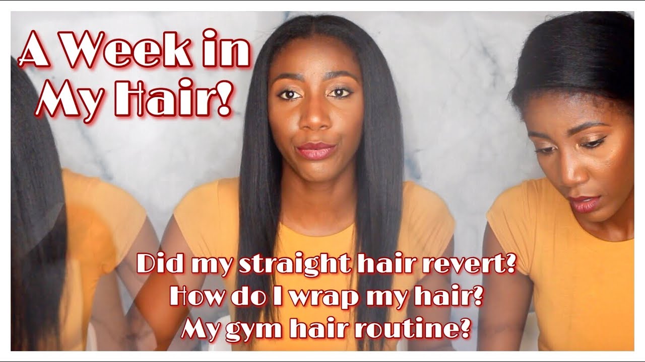 How I Wrap My Hair & How to Moisturize Straight Natural Hair | Simply Subrena
