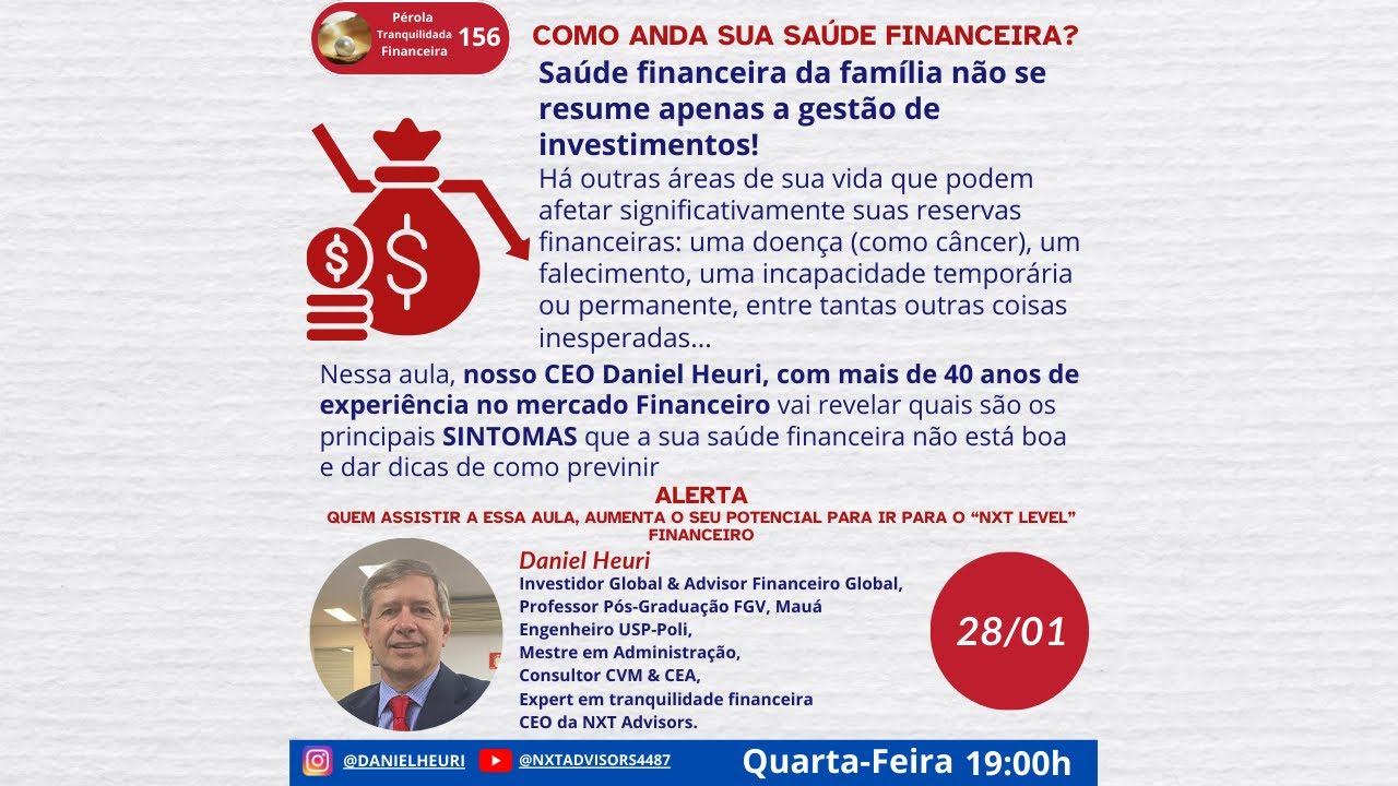 PTF# 156 – Como anda sua saúde financeira? 📱