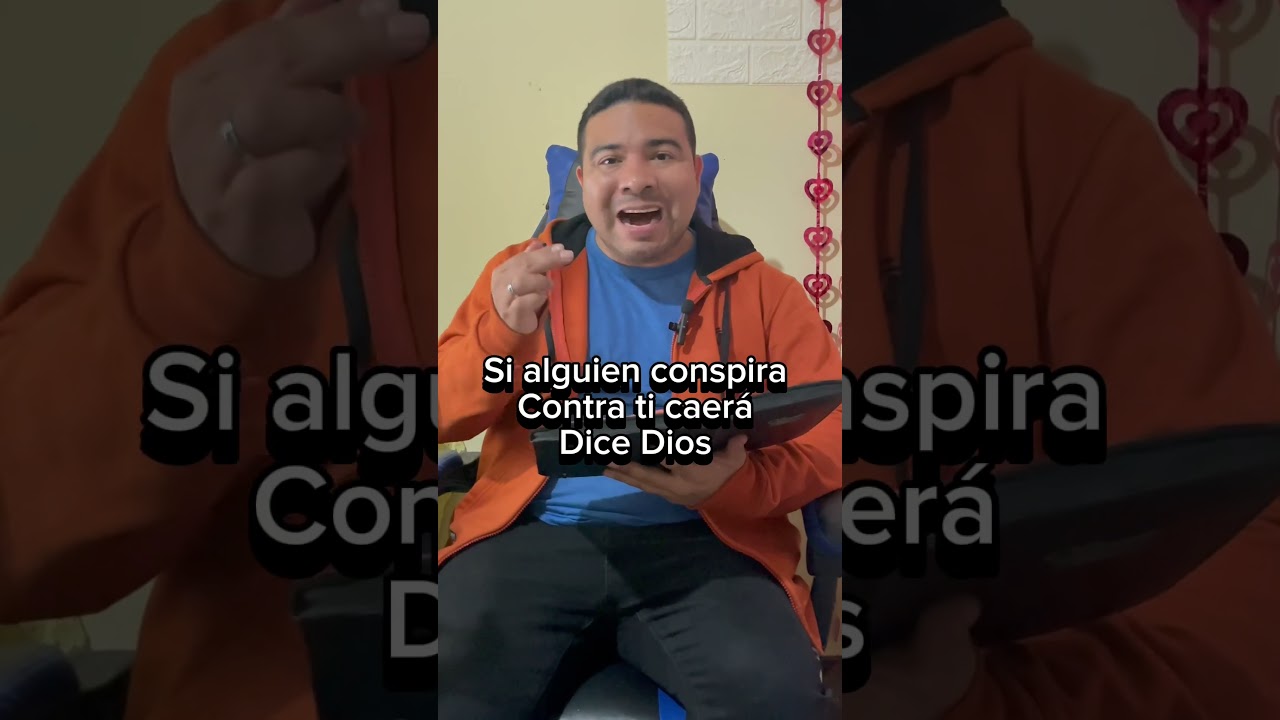 Si alguien conspira contra ti caer&aacute; Dice Dios #shortvideo #fypシ #parati #viral #cristianos #jesus