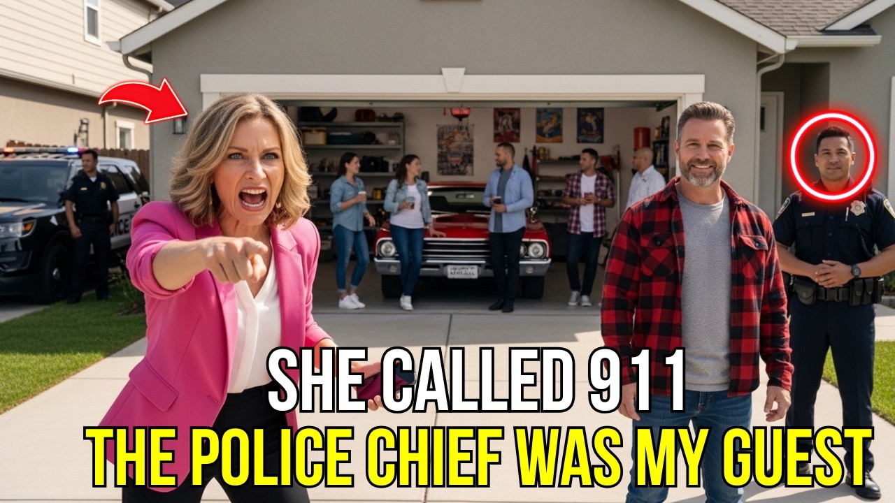 HOA Karen Called 911 to Shut Down My Garage Party — Didn’t Know the Police Chief Was My Guest