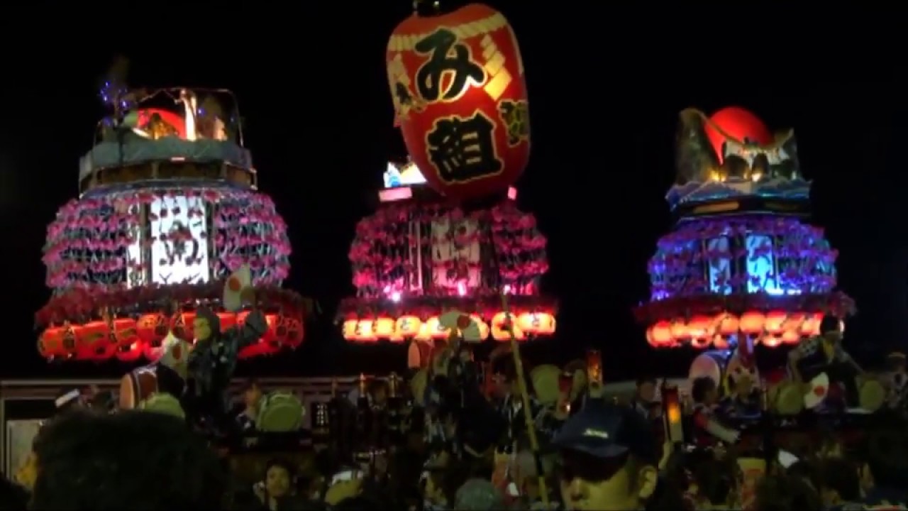 袋井市浅羽芝八幡神社大祭2012 10月14日 千秋楽