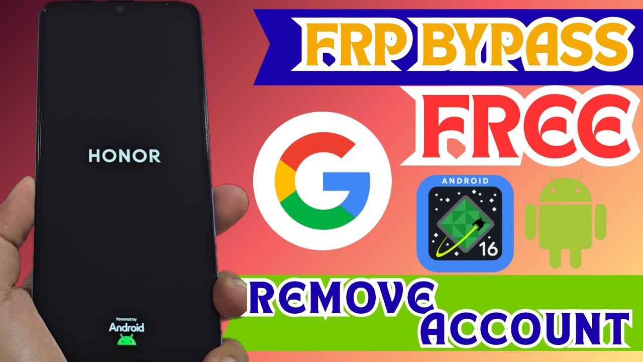 NOWA METODA HONOR Frp ominięcie konta Google Usuń ANDROID 16 - 15 - 14