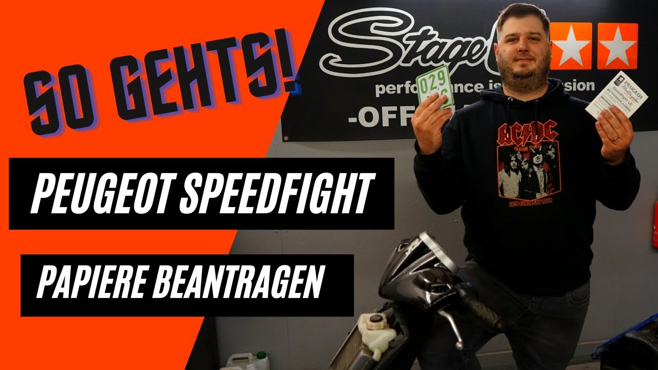 Peugeot Speedfight 2 Papiere NEU beantragen - so gehts!