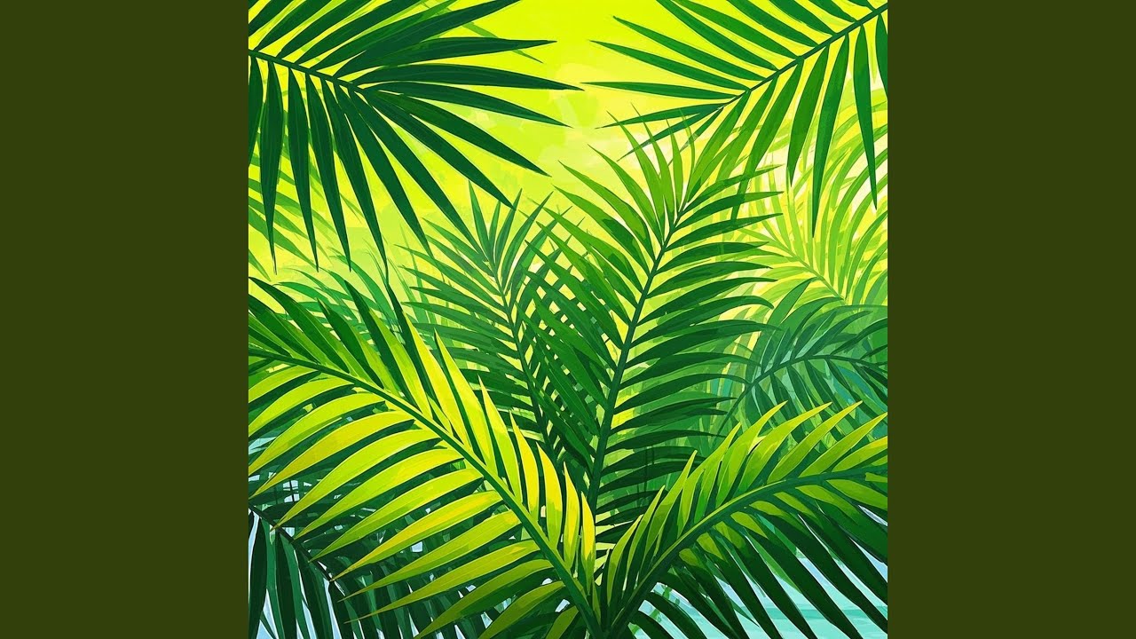 Palm tree leaves