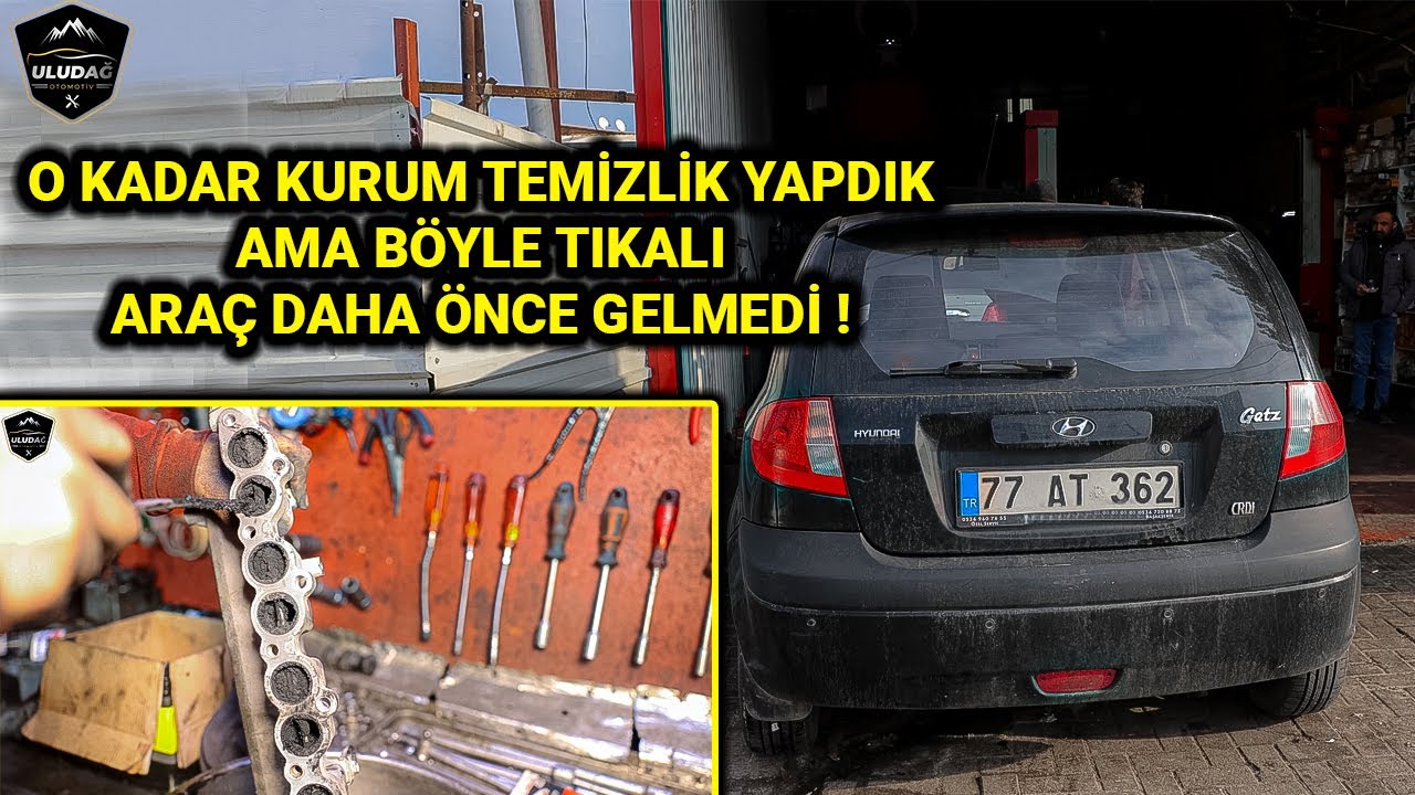 YAKIT TASARUFU YAPACAĞIZ DİYE ARAÇLARIMIZ BU HALE GELİYOR! (Hyundai Getz 1.5 Crdi Kurum Temizlik)