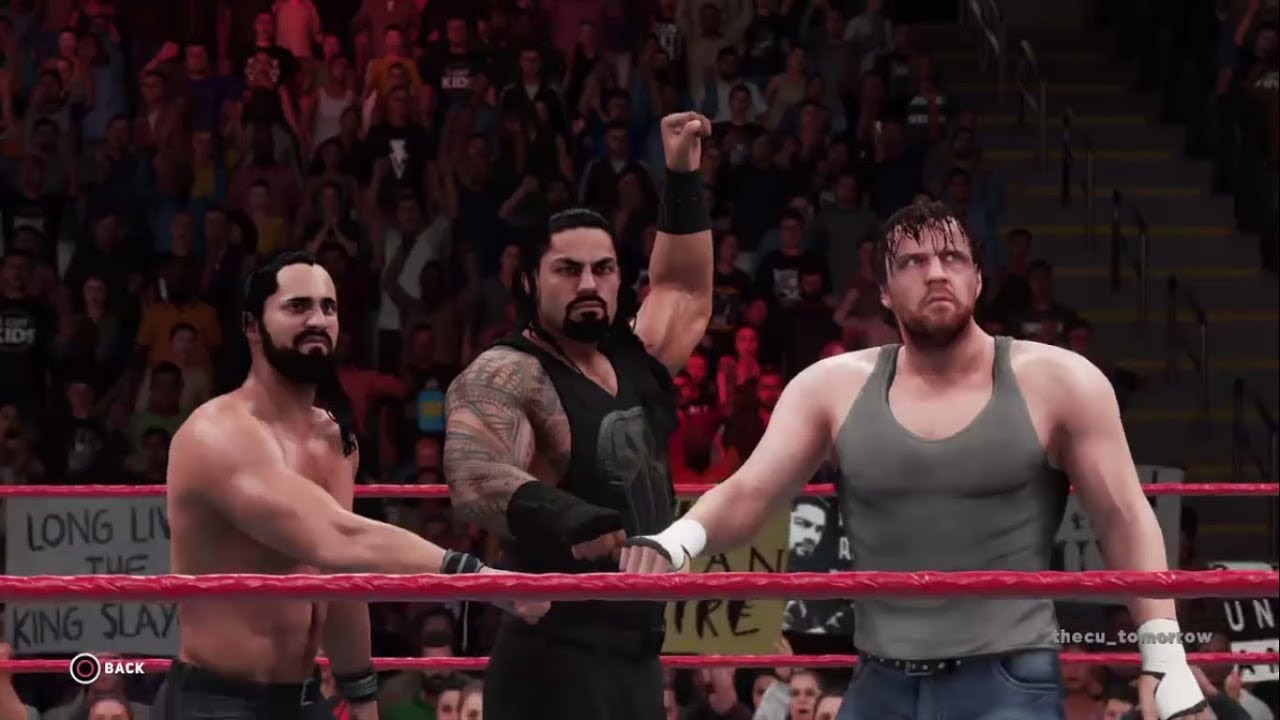 WWE 2K18 How To Create The Shield Tag Team (Roman Reigns, Seth Rollins & Dean Ambrose) Tutorial