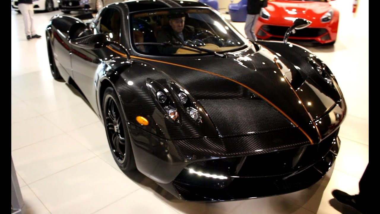 Pagani Huayra Carbon Edition Steals The Show | Start Up & Driving