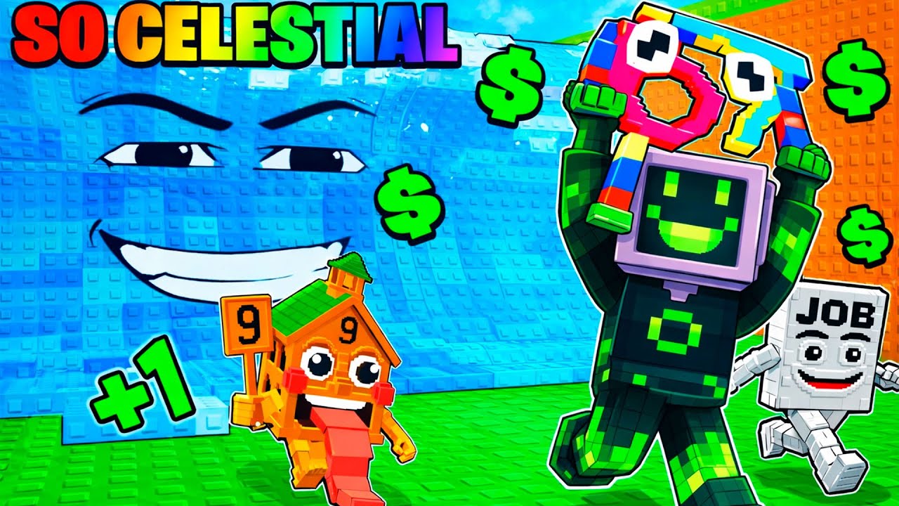 DO $0 A $100 TRILHÕES SÓ COM BRAINROTS CELESTIAIS NO FUJA DO TSUNAMI PARA BRAINROTS!