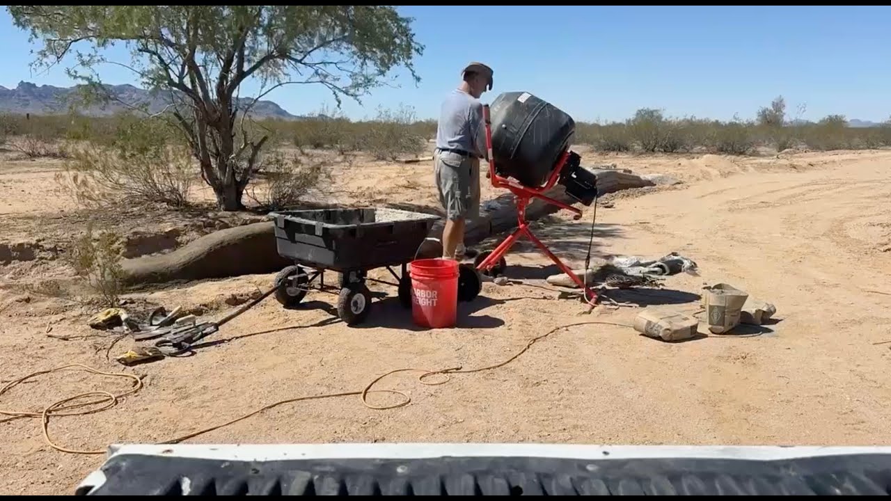 Desert Water Wins: Stucco Check Dams & Dome Prep!