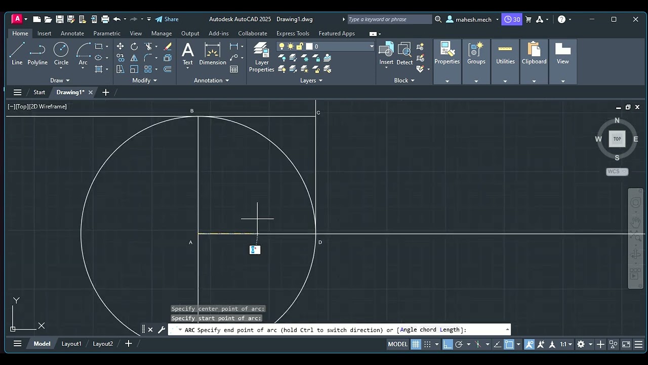 Involute of Square Using AutoCAD | Winding and Unwinding of Square | Easy steps of square involute