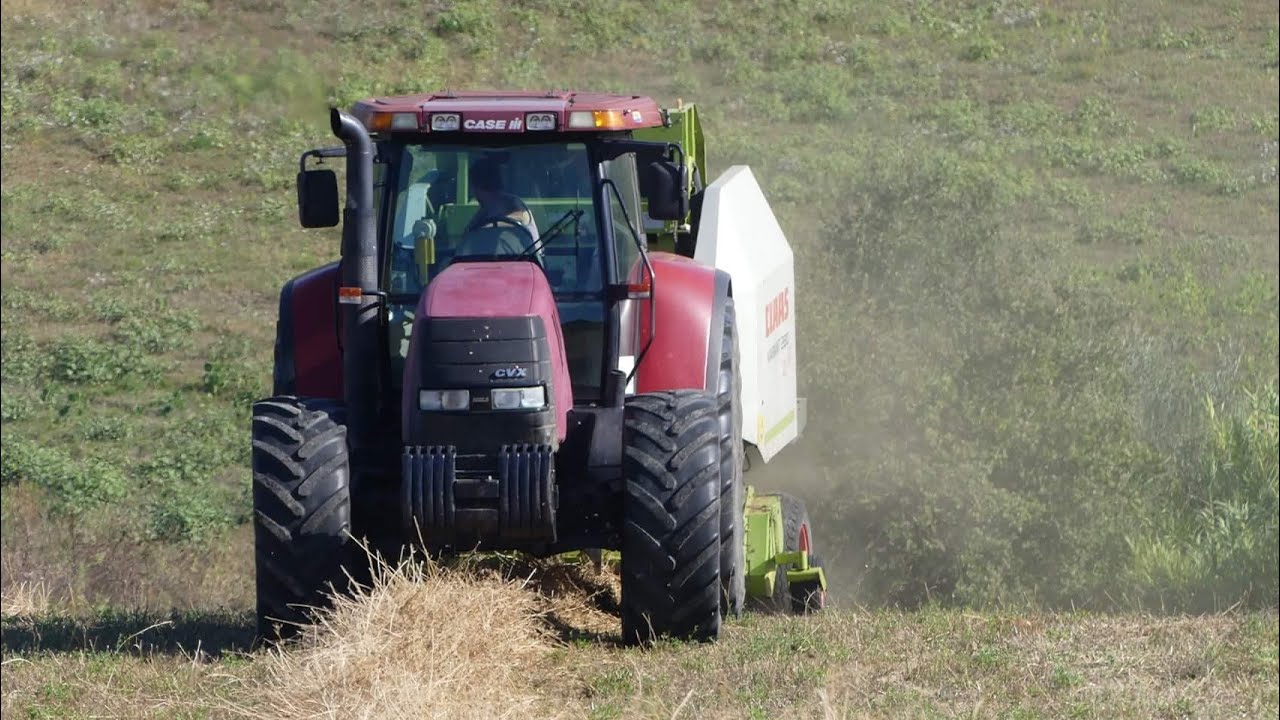 PRESSATURA FIENO | CASE IH 1170 CVX + CLAAS VARIANT 280 ROTO-CUT | DI BATTISTA