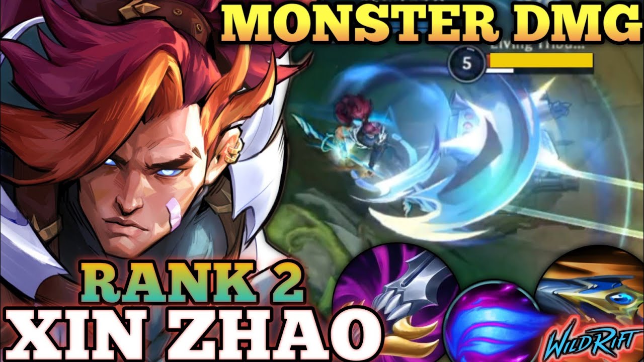 XIN ZHAO OP ONE SHOT COMBO! AGGRESSIVE MVP PLAY - TOP 2 GLOBAL XIN ZHAO BY Thầy Lý 3 Q - WILD RIFT