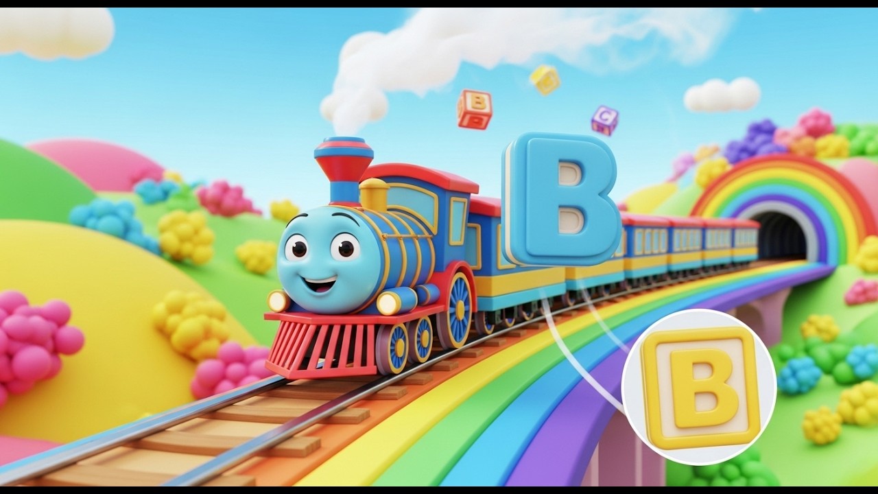 Choo Choo ABC Train 🚂🎵 | ABC Song for Kids | Fun Alphabet Nursery Rhymes & Toddler Songs