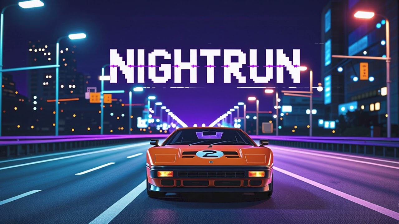 Nightrun 1983 – Synthwave Reflections On Pixel Road