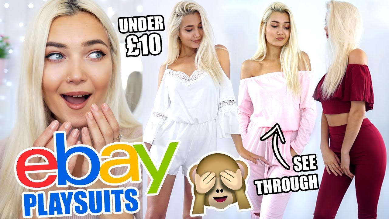 TRYING ON PLAYSUITS I BOUGHT ON EBAY UNDER £10!