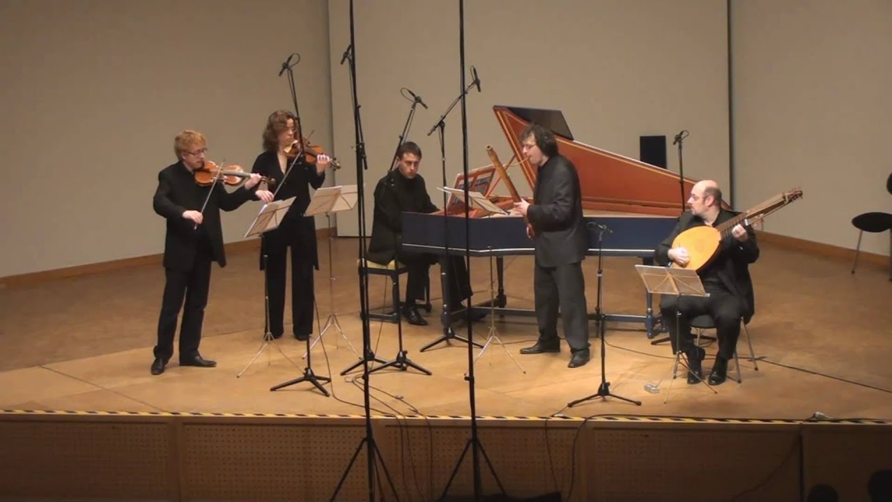 Biagio Marini,  L'Aguzzona. Sonata a 3. Doi violini e fagotto