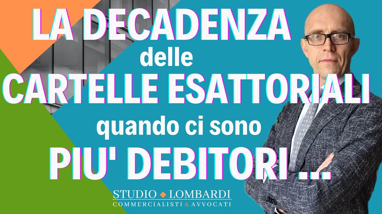 Decadenza cartella esattoriale - Quando ci sono più debitori come funziona?