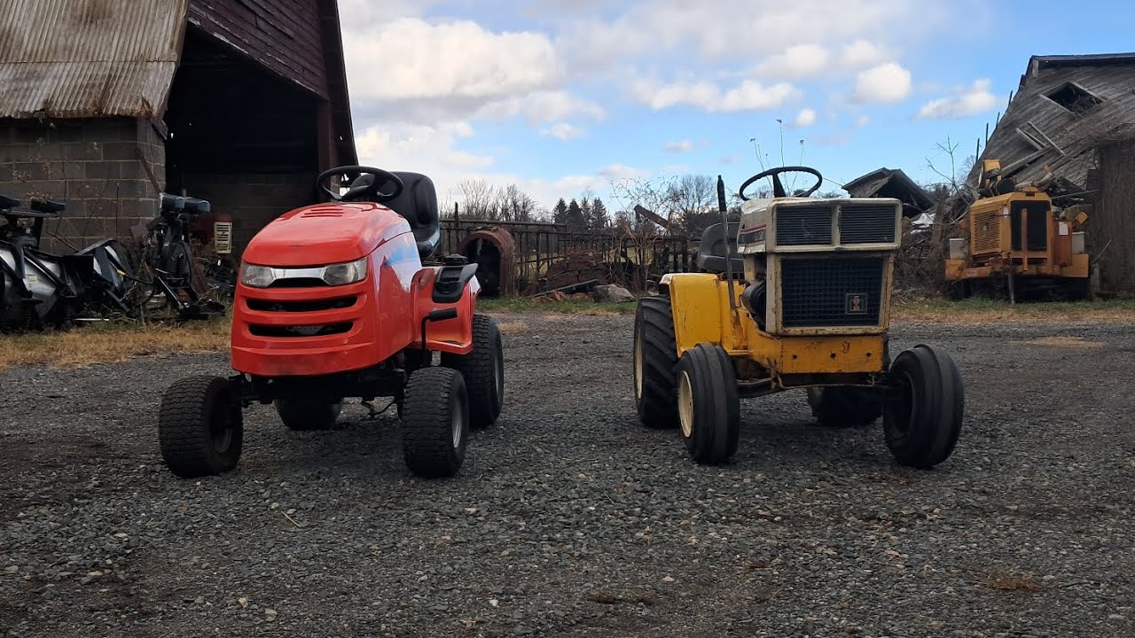 Cub cadet 128 vs Simplicity Regent tug of war