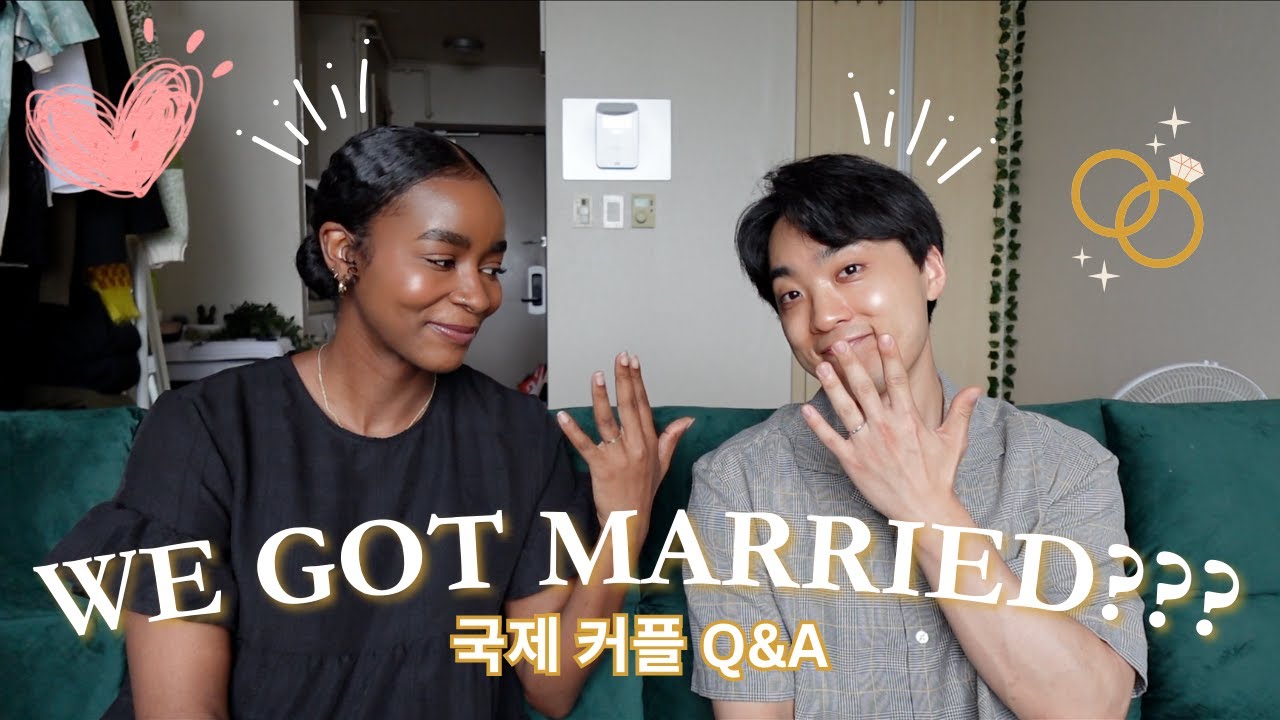 Мы тайно поженились??? 🤫👩🏾‍❤️‍💋‍👨🏻 | Вопросы и ответы AMBW Couple Международная пара
