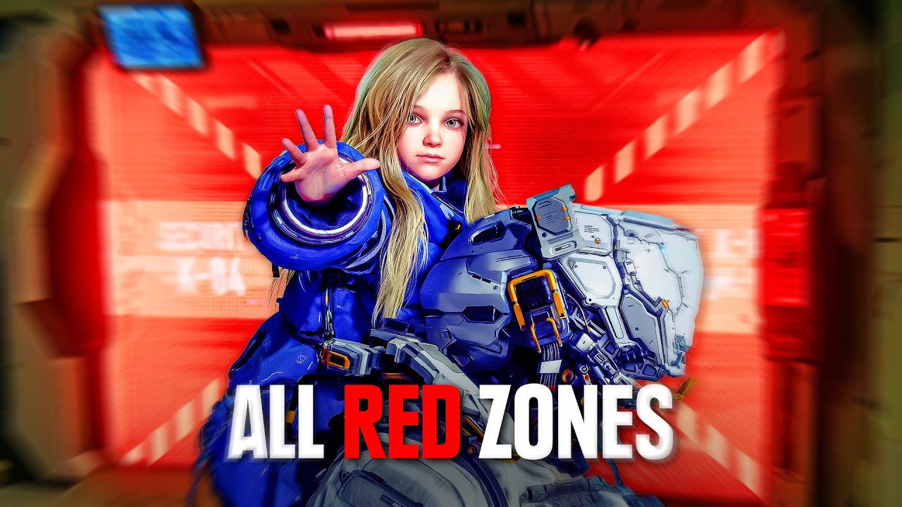 PRAGMATA - All Red Zones Combat Challenges Gameplay & Location