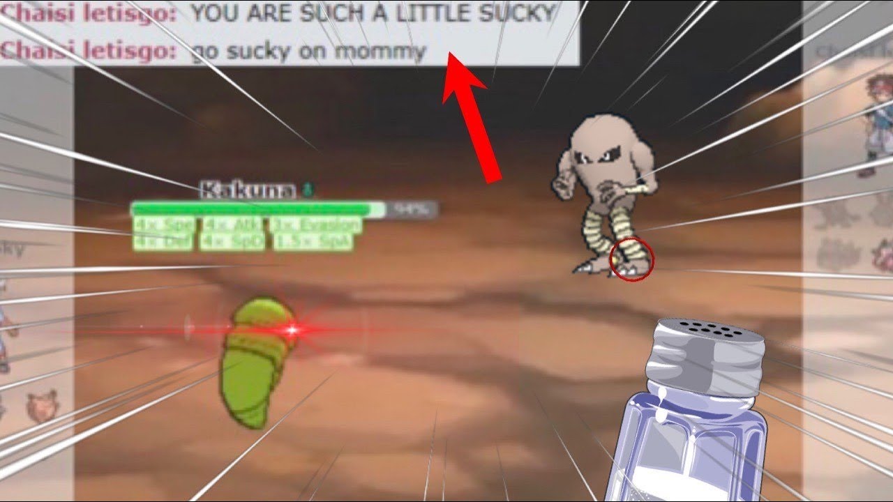 MADLAD KAKUNA sweeps EXTRA SALTY Noob in pokemon showdown