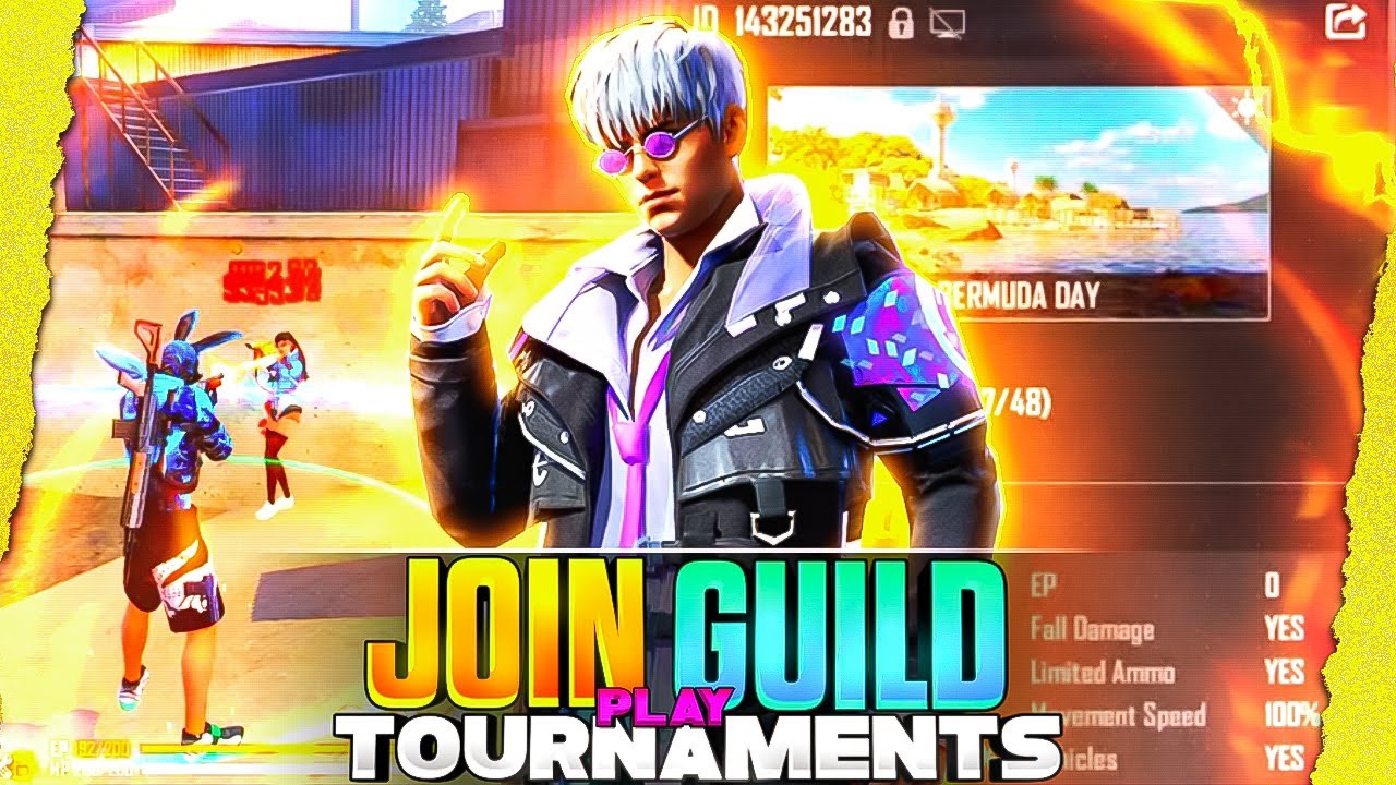 FREE FIRE LIVE CUSTOM ROOM || 1V3 & 1V4 GUILD TEST V-BADGE SOON AGAIN 