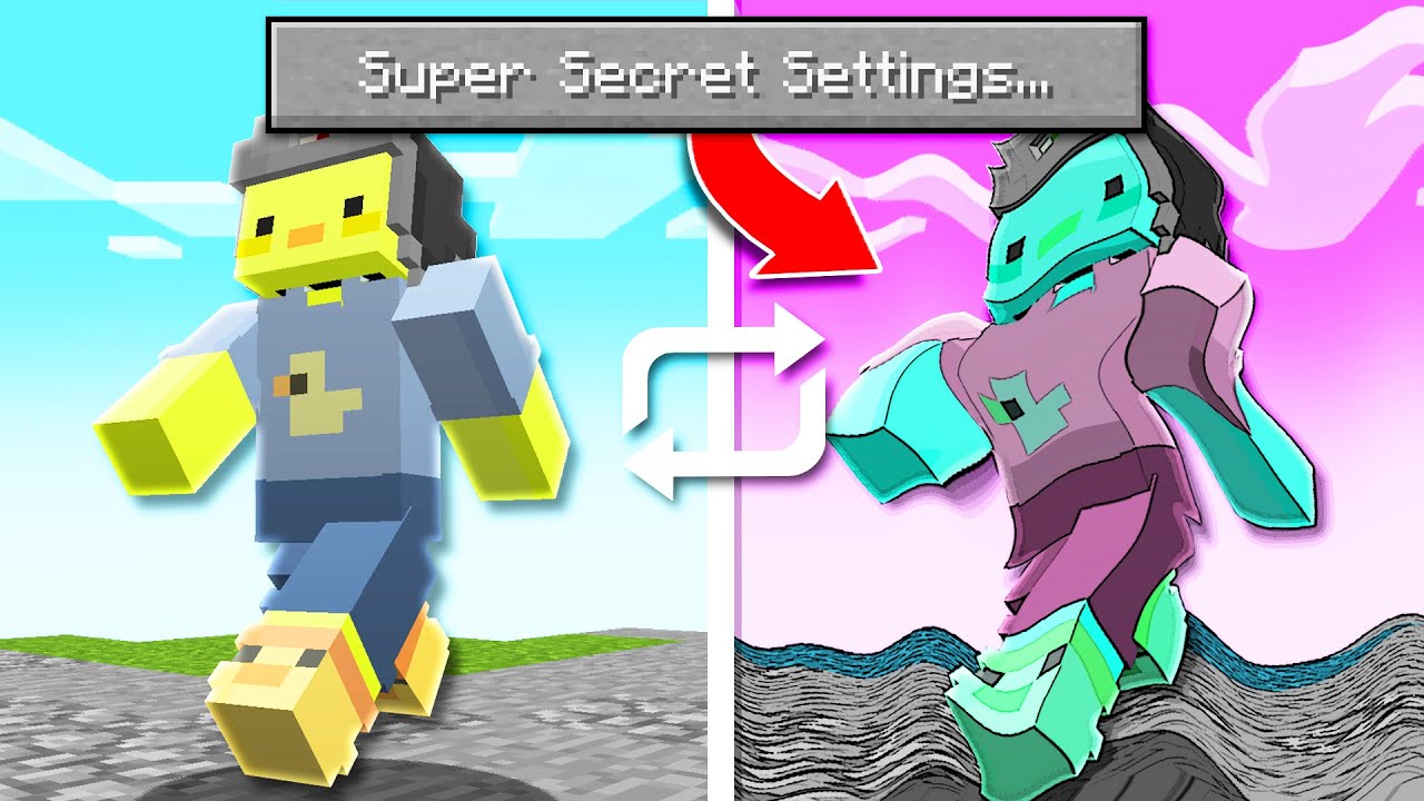 BEDWARS ale co ARENĘ mam LOSOWE SUPER SECRET SETTINGS!
