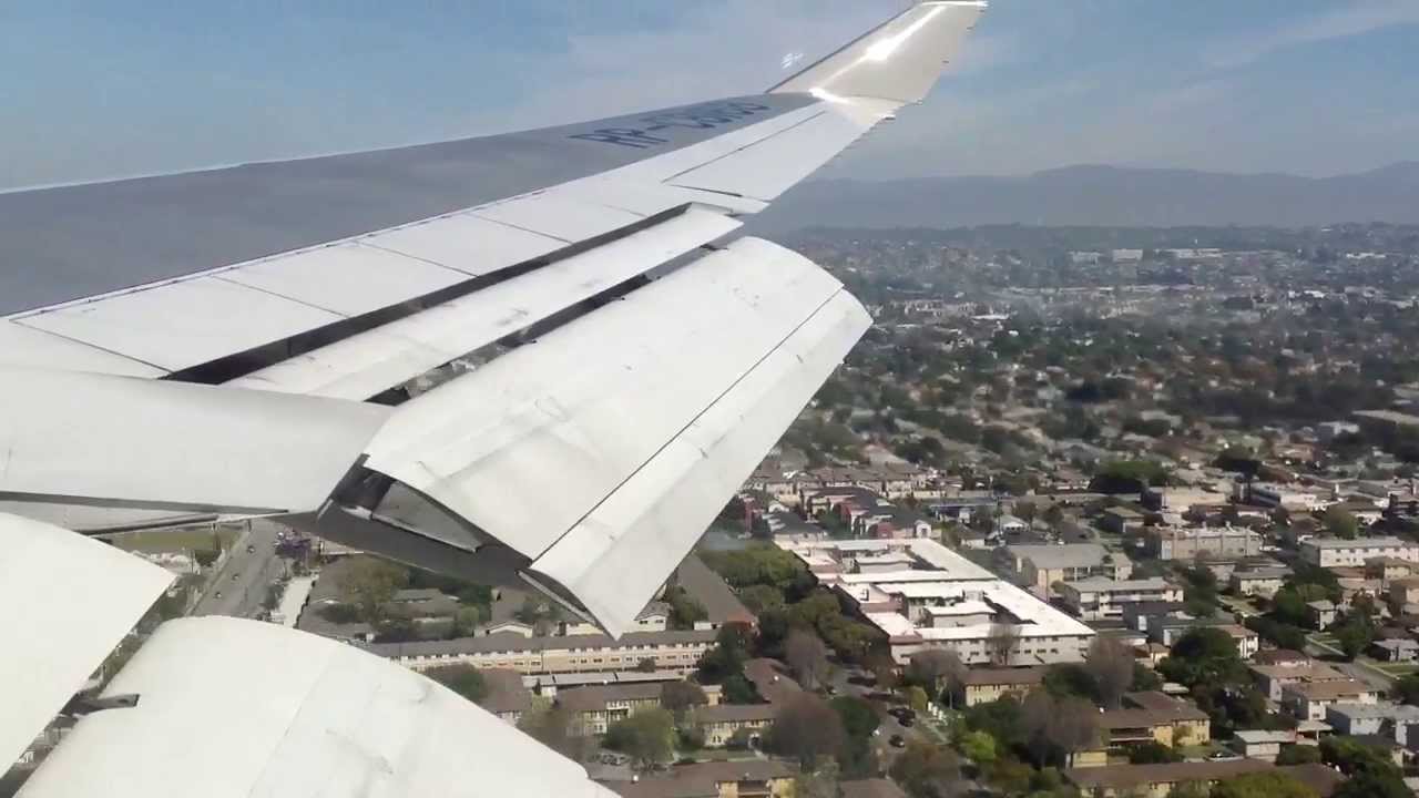 Philippine Airlines B747-400 In-Flight Landing and Taxi at LAX (3/14/13)
