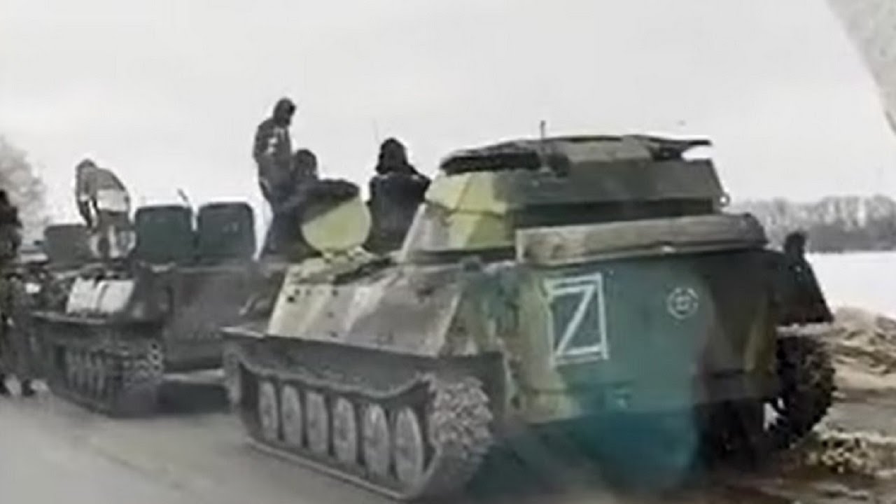 RUSSIAN TANKS PAINTED WITH 'Z' || 2022