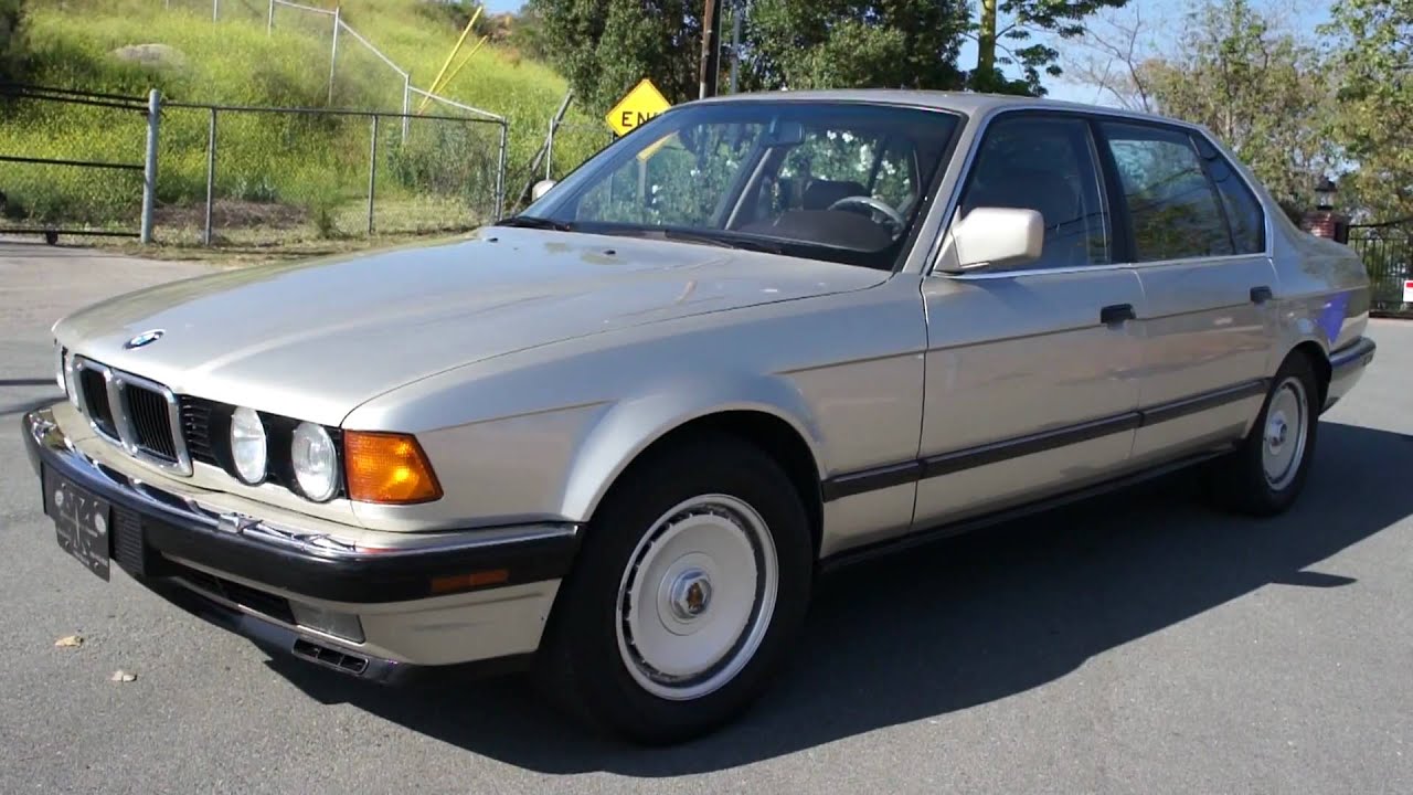 1989 BMW 750IL V12 12 цилиндров S600 1 владелец 128 тыс. оригинальных миль
