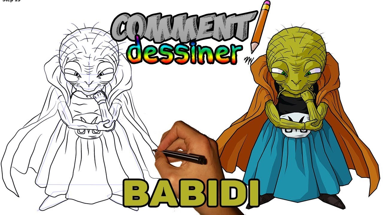 Comment dessiner Babidi (Dragon Ball Z) étape par étape | Comment dessiner