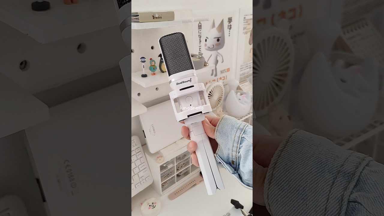 Unboxing Zealsound A68S RGB Microphone 🌷 Aliexpress Haul 💗 #gamingmic #aliexpressfinds #aesthetic