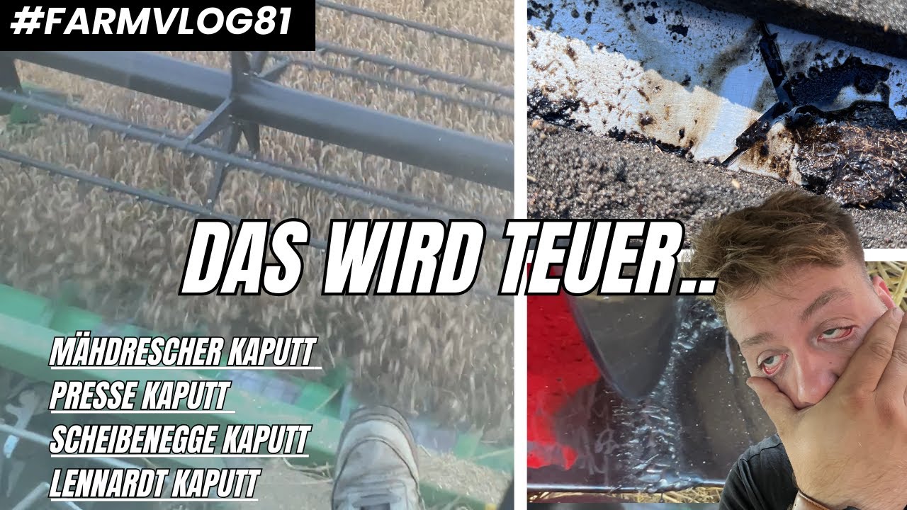 Ernte-Endspurt wird zum Albtraum! Halten die Maschinen durch? FARMVLOG #81