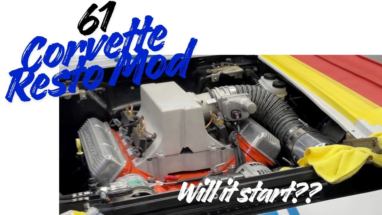 61 Corvette Resto Mod Update Engine fire up